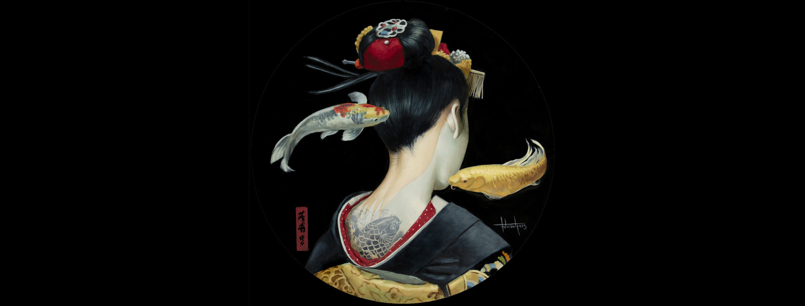 Geishas 2023 Óleo