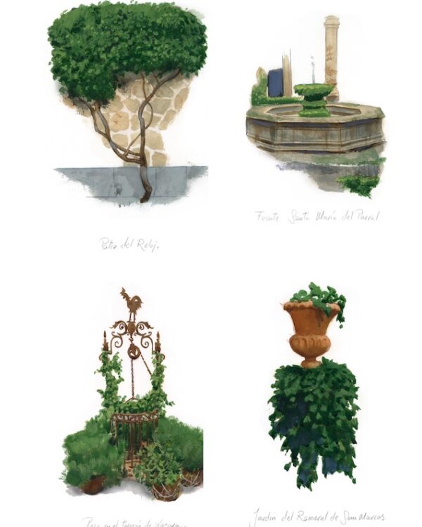 Pozos y fuentes Segoviano