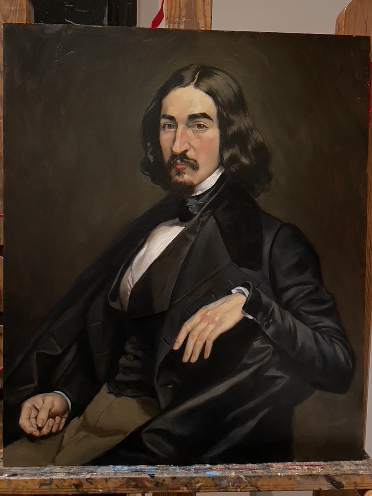 Copia El pintor Carlos Luis de Ribera Madrazo (Museo del Prado)