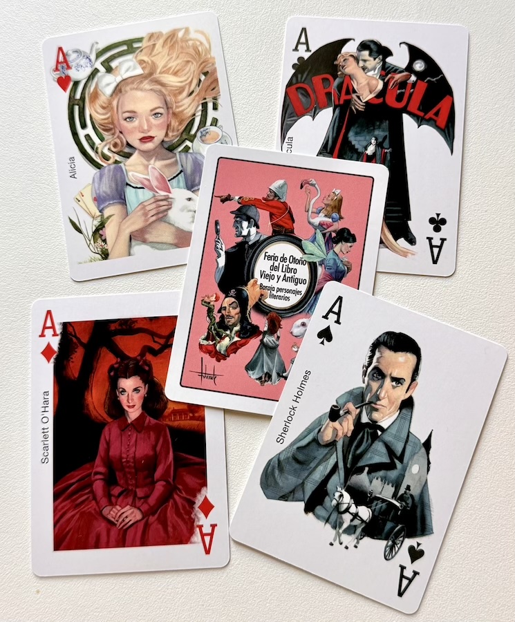 Deck of Literary Characters 2025 Fernando Vicente Autumn Fair for Old and Antique Books in 2025