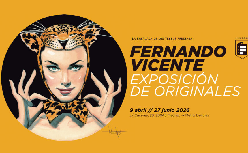 Exposición de originales de Fernando Vicente en La embajada de los Tebeos
