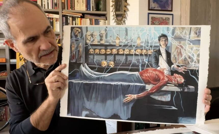 Los originales de Fernando Vicente La Piscina Comics